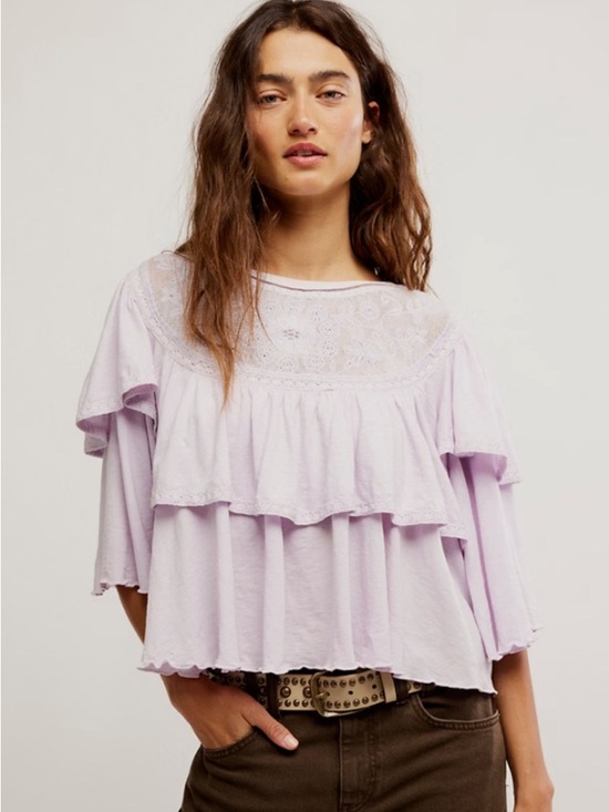 Free People Tops - NWT Free People Rose Party Top
